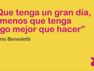 que tenga un gran día